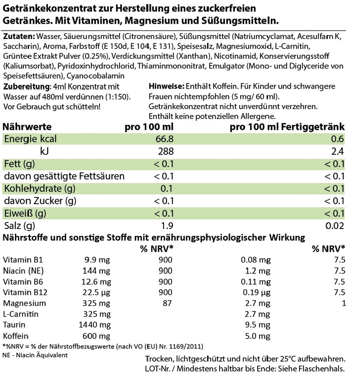 Getränkesirup Kirsch-Banane